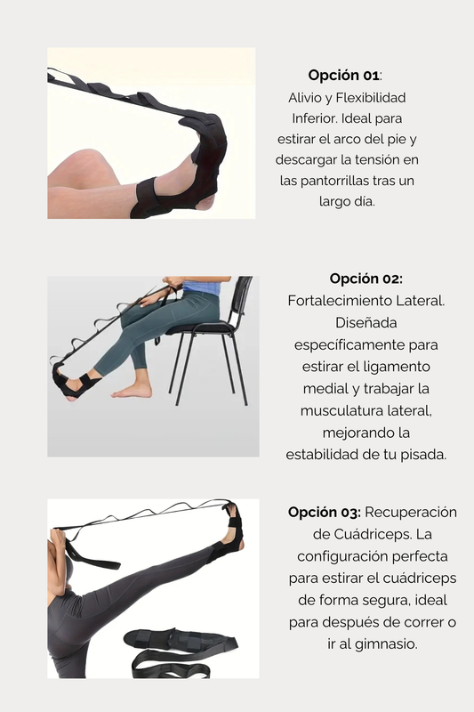 "Cinta de Estiramiento Pro-Balance: Flexibilidad y Alivio Muscular"